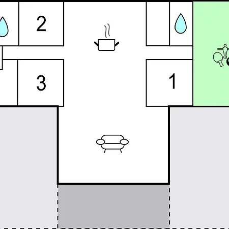 בית נופש Four-bedroom In Bagenkop